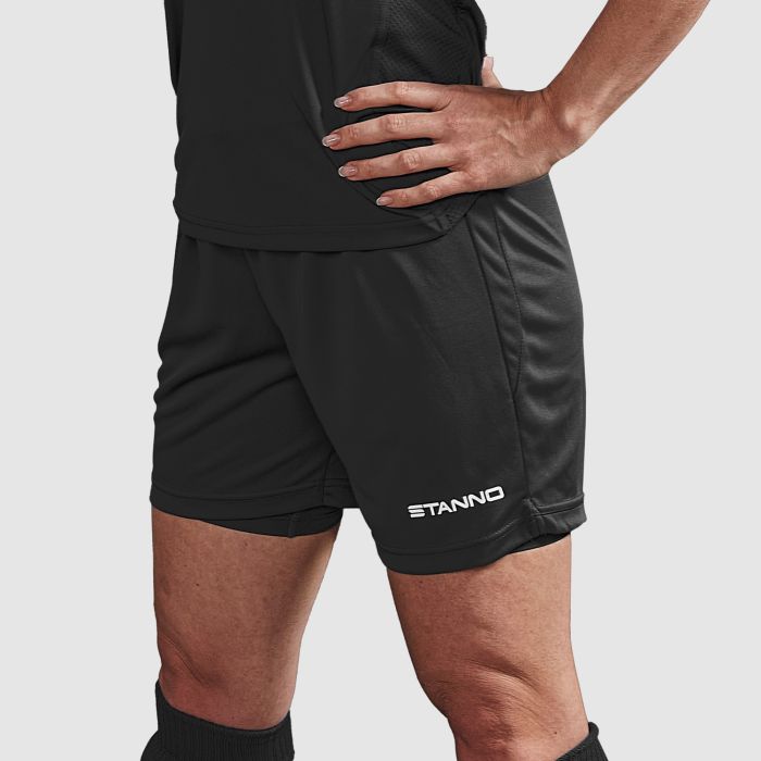 Focus Shorts II Dames Zwart - Afbeelding 2